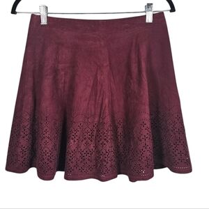 Lamarque Burgundy Mini Skirt